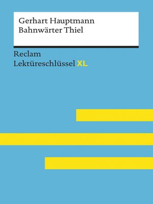 cover image of Bahnwärter Thiel von Gerhart Hauptmann